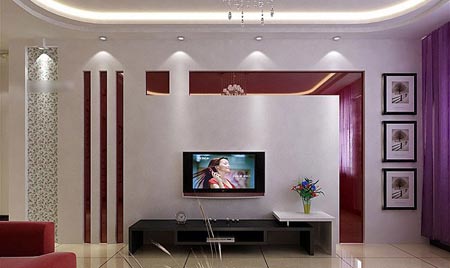 家居裝修中的電視背景墻，回憶與溫馨的交融