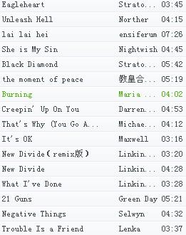 最新英文歌曲大盤點