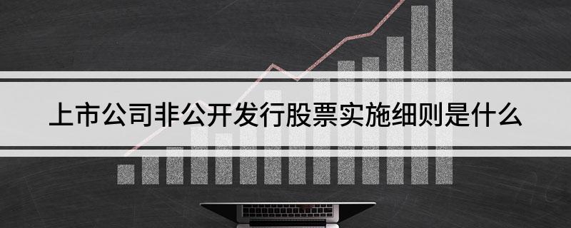 上市公司非公開發(fā)行股票實施細則詳解與解析