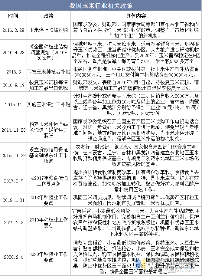 玉米最新政策及其影響與前景展望分析