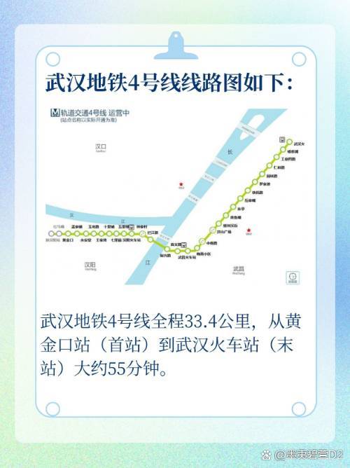 武漢地鐵四號(hào)線(xiàn)最新線(xiàn)路圖解析